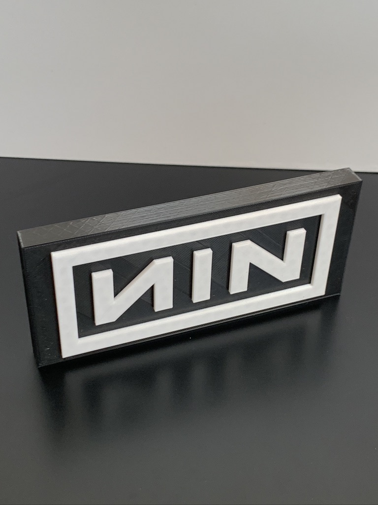 3D NIN Nine Inch Nails Rock Wall Shelf Desk Stand Display Decorative Man Cave Gift 3D NIN Nine Inch Nails Rock Wall Shelf Desk Stand Display Decorative Man Cave Gift