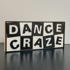 SKA 3D SKA Dance Craze Wall / Shelf Display Art Decoration. Logo Wall Shelf Desk Decorative Plaque Gift