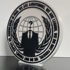 We Are Anonymous logo Style plaque Ideal man cave birthday Christmas Gift 3