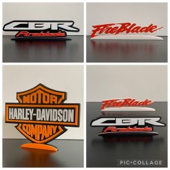 Honda Goldwing badge logo emblem 3D Wall / Shelf / Desk Display Decorative Dad Man Cave biker Gift 6