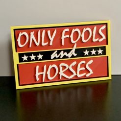 Only Fools And Horses Trotters Logo Wall Shelf Desk Decorative Plaque Gift