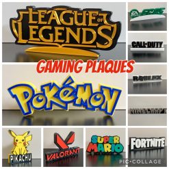 3D Pokémon Gaming Logo Wall Shelf Desk Standing Decorative Console Gift 5