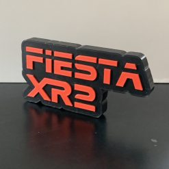3D Ford Fiesta XR2 Mk1 Wall Shelf Desk Standing Decorative Plaque Gift