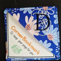 Bookmark Personalised Corner Bookmark Initial