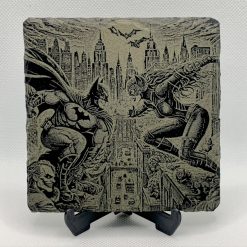 Unique Super Heroes Batman Slate Mat Engraved 4 Coasters & Stand Man Cave Gifts 2 Unique Super Heroes Batman Slate Mat Engraved 4 Coasters & Stand Man Cave Gifts 2