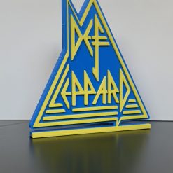3D Def Leppard Rock - Wall / Shelf / Desk Display Decorative Dad Man Cave Gift