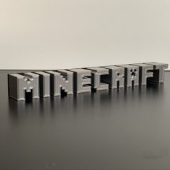 3D Minecraft Gaming Logo Wall Shelf Desk Standing Decorative Xbox Console Gift