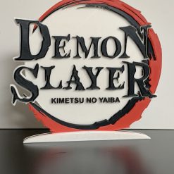 Demon Slayer Logo Wall Shelf Desk Standing Decorative Plaque Gift 1 Demon Slayer Logo Wall Shelf Desk Standing Decorative Plaque Gift 1