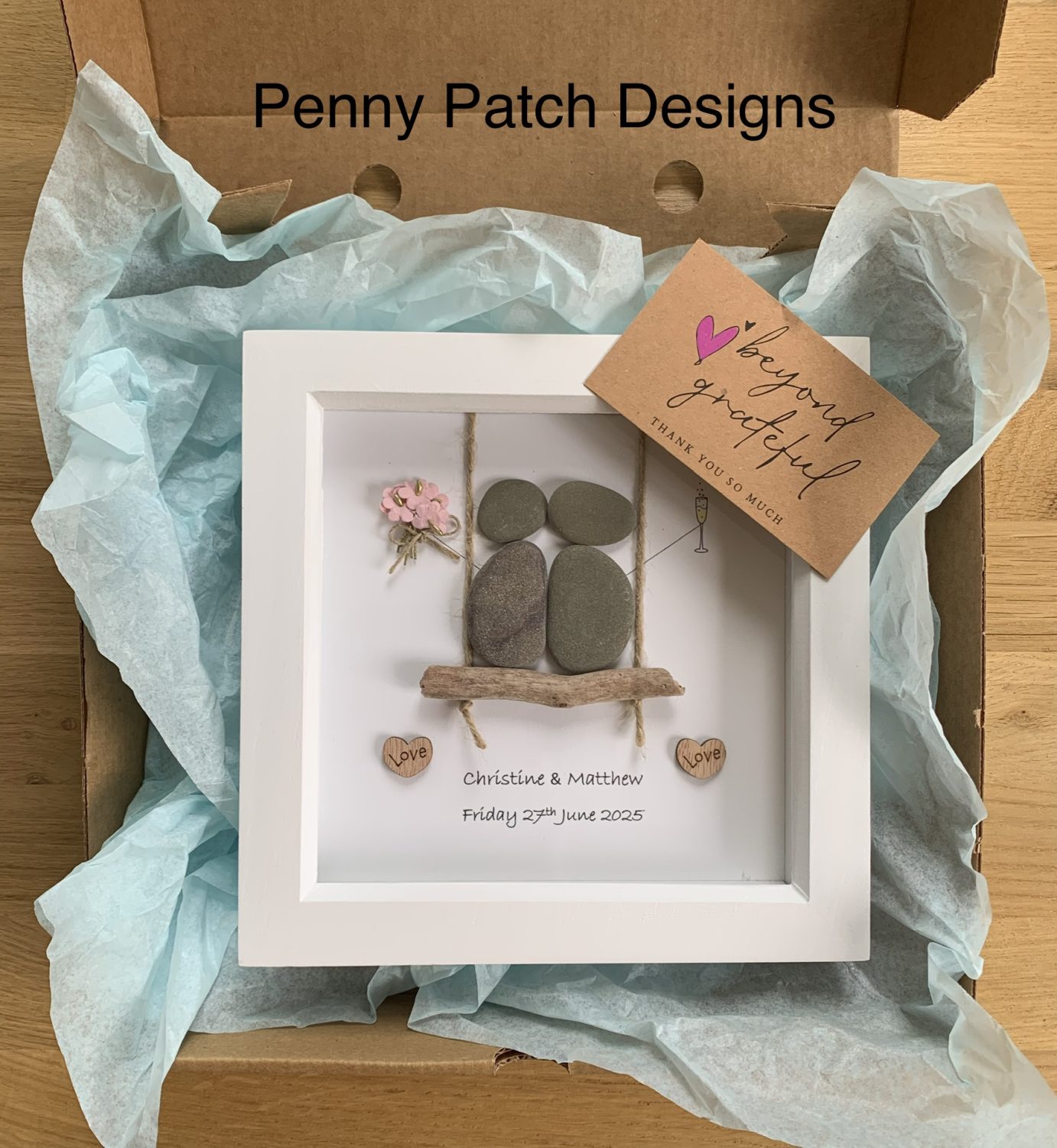 Handmade Wedding Engagement Anniversary Pebble Art Picture in White or Wood frame. Personalised. Free Postage. Bride Groom Gift Present. Handmade Wedding Engagement Anniversary Pebble Art Picture in White or Wood frame. Personalised. Free Postage. Bride Groom Gift Present.