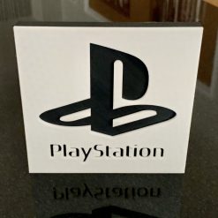 3D PlayStation Computer Console Logo Decorative Wall Shelf Desk Man Cave Gift