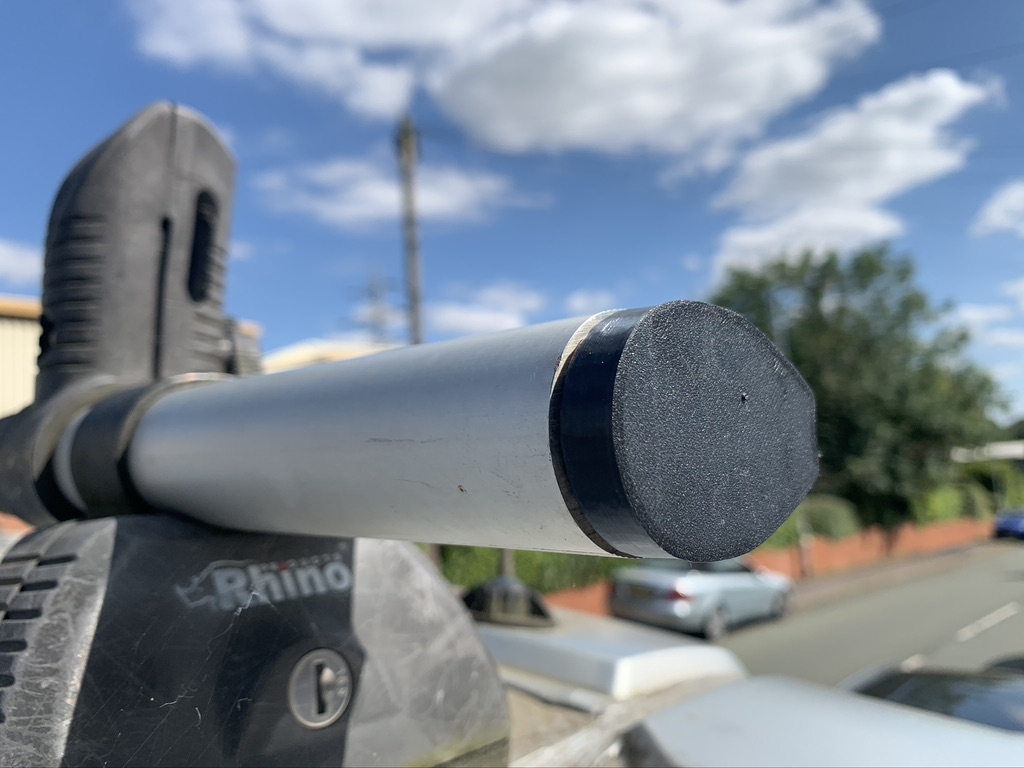 Replacement Rhino Roof Bar End Caps Set Of 6 - Black 3D Printed Replacement Rhino Roof Bar End Caps Set Of 6 - Black 3D Printed