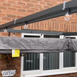 25mm Pergola Lighting Clips x6 in Grey 6