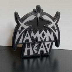 3D Diamond Head Classic Metal Decorative Wall Shelf Desk ManCave Plaque Gift
