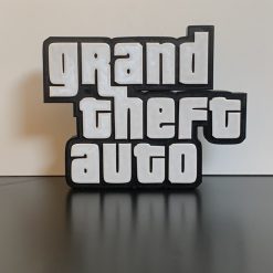 3D GTA Grand Theft Auto Gaming Logo Plaque Decorative Shelf Desk Man Cave Gift 1 3D GTA Grand Theft Auto Gaming Logo Plaque Decorative Shelf Desk Man Cave Gift 1