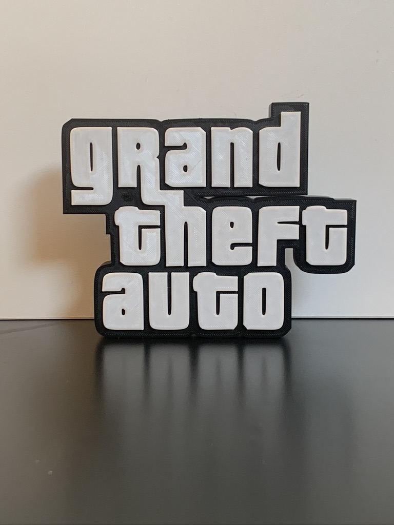 3D GTA Grand Theft Auto Gaming Logo Plaque Decorative Shelf Desk Man Cave Gift 3D GTA Grand Theft Auto Gaming Logo Plaque Decorative Shelf Desk Man Cave Gift