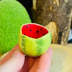 handmade ceramic little fruit style pinch pots 2 handmade ceramic little fruit style pinch pots 2