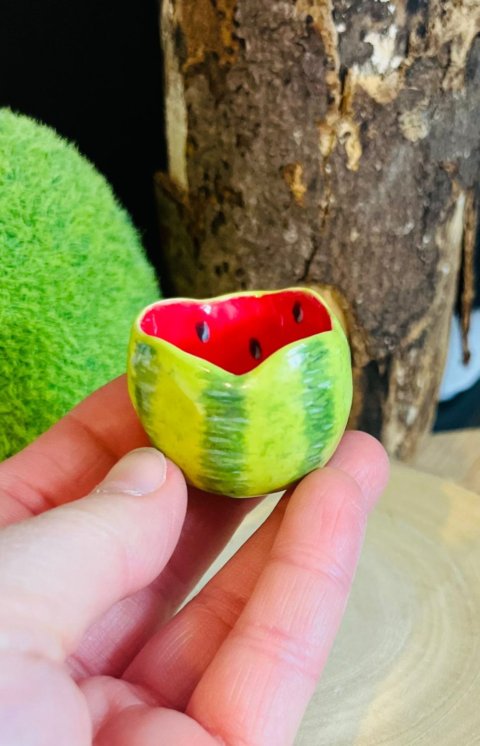 handmade ceramic little fruit style pinch pots handmade ceramic little fruit style pinch pots