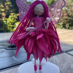Summer guitar player  fairy.