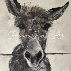 Tess the Donkey A3 print signed by Artist