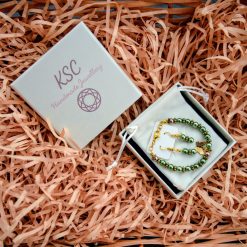 Golden wing bracelet set