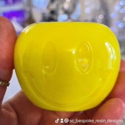 Smiley face candle holder 3