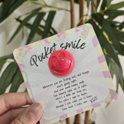 Wellbeing, positivity, support 'POCKET GHOUL/ SMILE' badge- 3 Wellbeing, positivity, support 'POCKET GHOUL/ SMILE' badge- 4