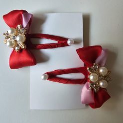 Set of bows and hair clips! 6 Set of bows and hair clips! 6