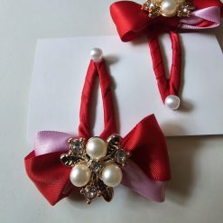 Set of bows and hair clips! 4 Set of bows and hair clips! 4