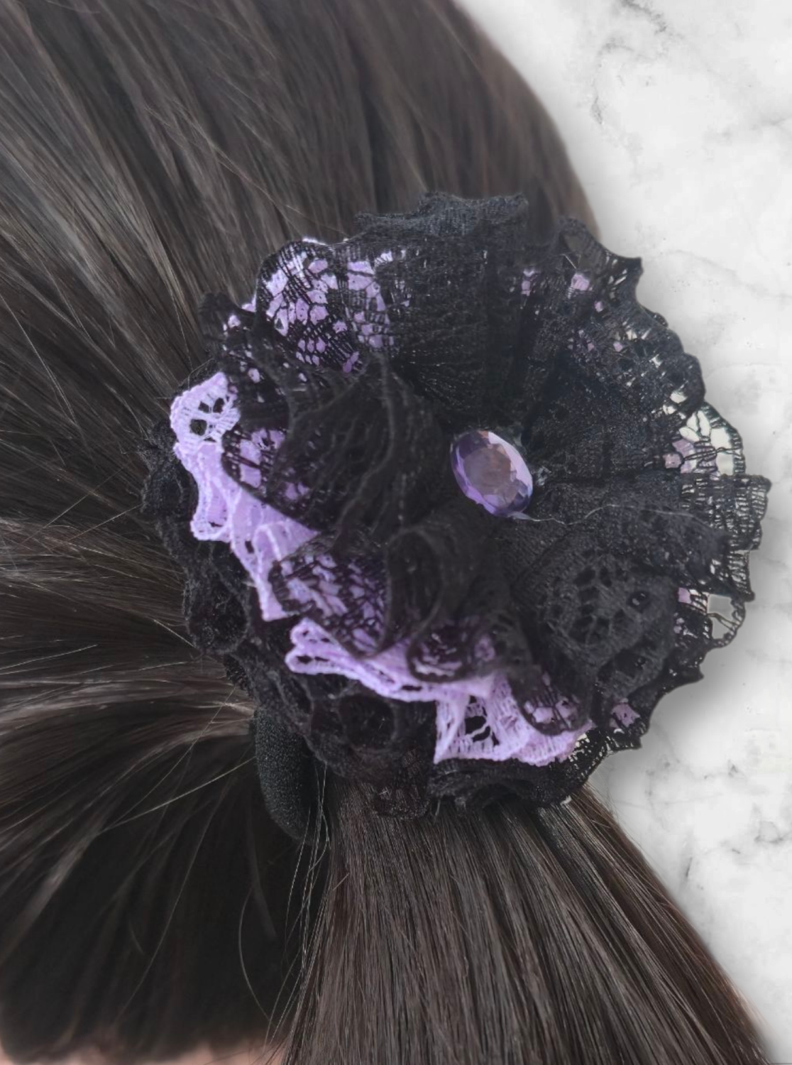 Lace hair bow🎀 ( 2 bows) Lace hair bow🎀 ( 2 bows)