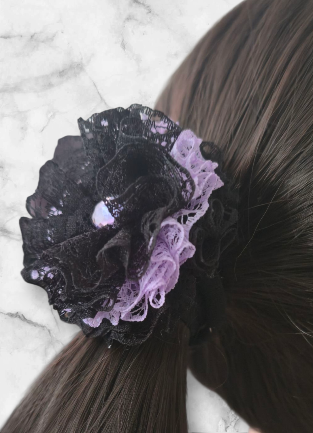 Lace hair bow🎀 ( 2 bows) Lace hair bow🎀 ( 2 bows)
