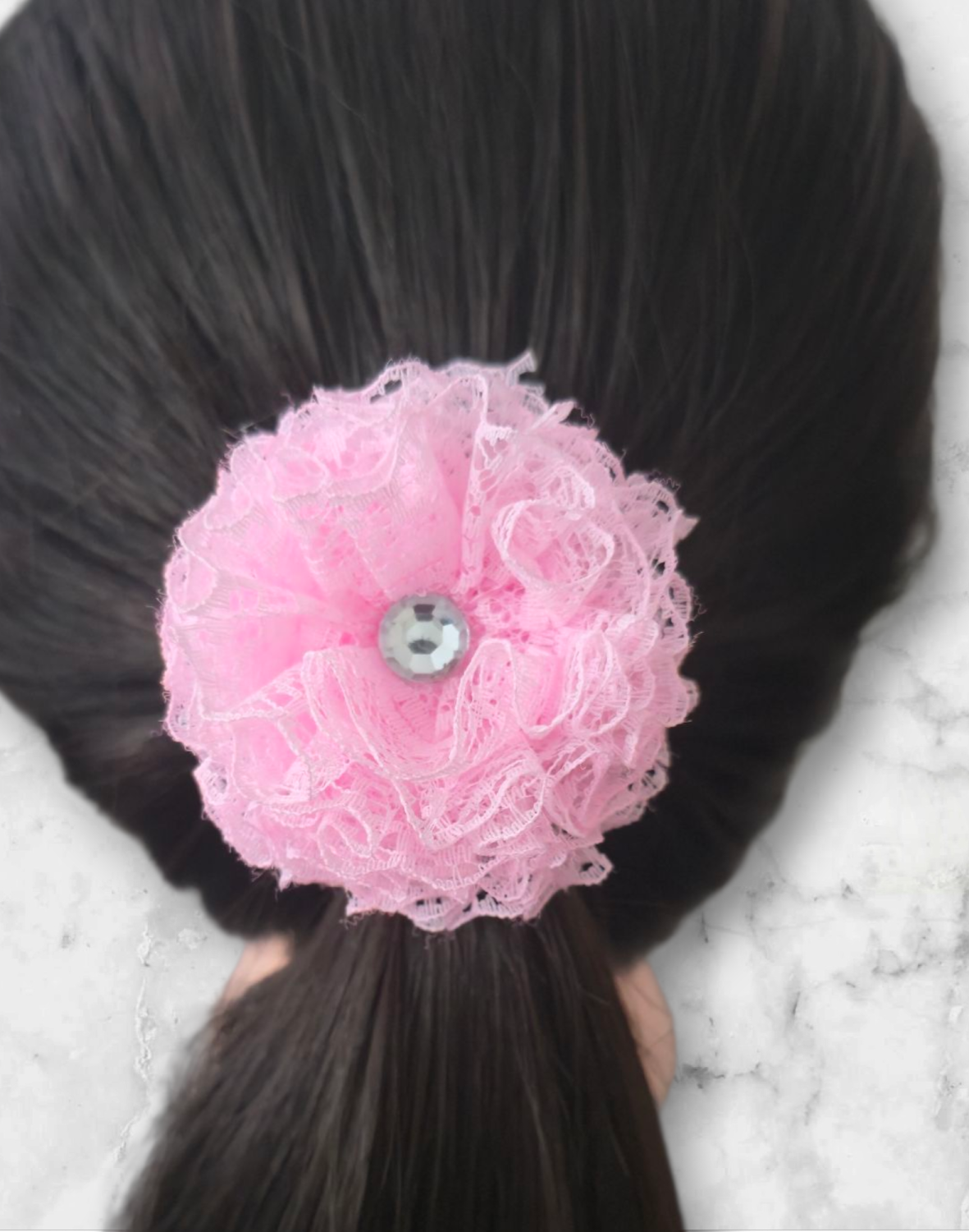 Lace hair bow🎀 ( 2 bows) Lace hair bow🎀 ( 2 bows)