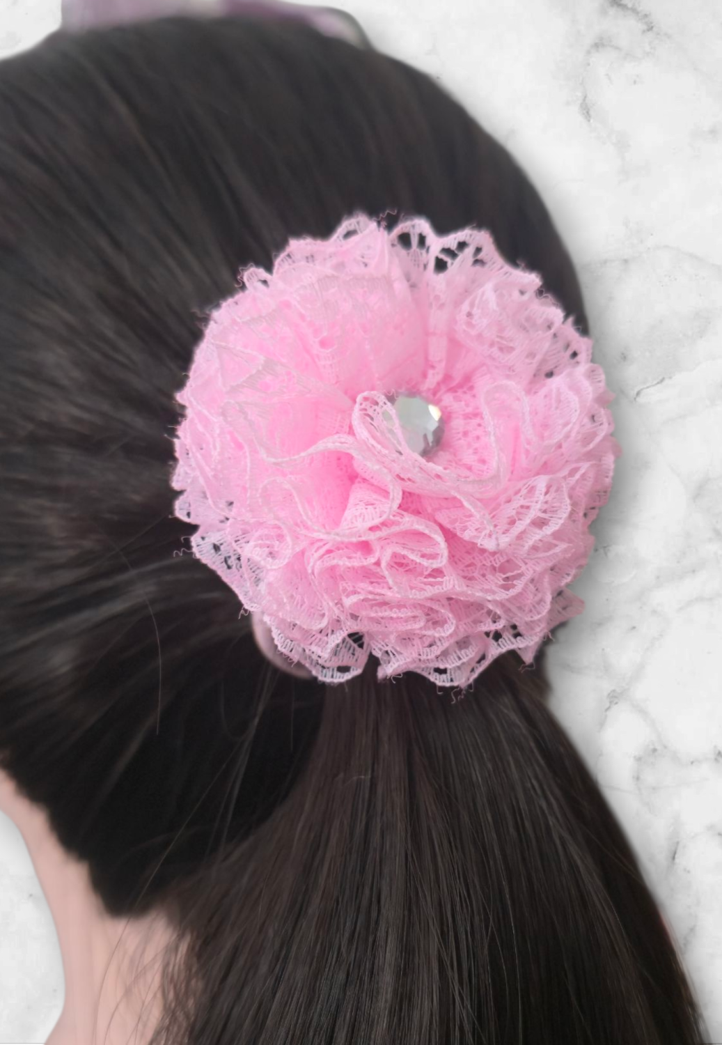 Lace hair bow🎀 ( 2 bows) Lace hair bow🎀 ( 2 bows)