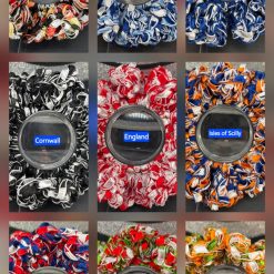 Ponytail MEGA Scrunchies Regional Flag Colours NORTHERN IRELAND 3