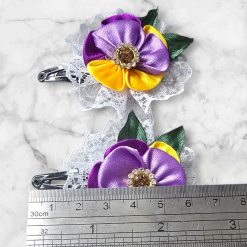 Hair clips « Pansies» 2