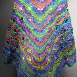 Crochet Flower Scarf