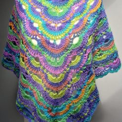 Crochet Angora-style Triangle Shawl/Scarf 1 Crochet Angora-style Triangle Shawl/Scarf 1