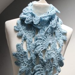 Crochet Flower Scarf