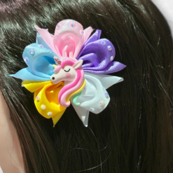 Hair clips «Unicorn » ( 1 clip)