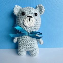 Bear - Bertie - Cotton - Crochet Blue