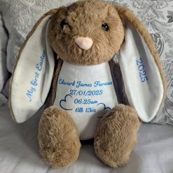 Large soft personalised rabbit 1 Large soft personalised rabbit 1