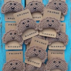 1 x Crochet Happy Cornish Pasty Pal Fridge Magnet Handmade Cornwall Decorative Gifts