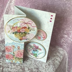 Floral greeting card