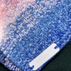 Hand knitted blanket baby shower gift