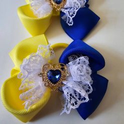 School hair bows ( 2 bows) 12