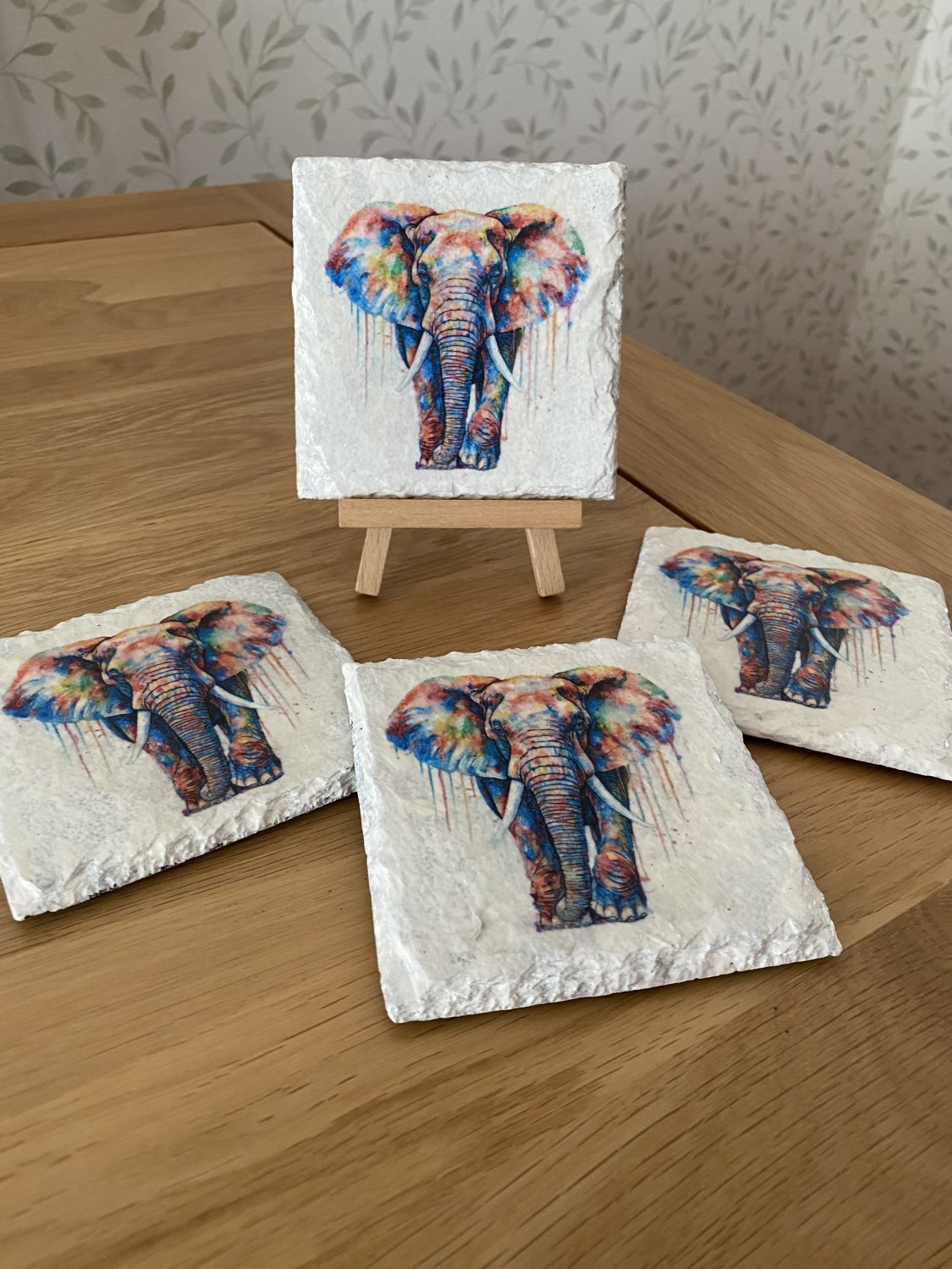 Colourful Elephant Coaster Colourful Elephant Coaster