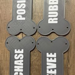 3d printed personalised dog signs