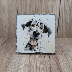 Dog Breed Square Slate Coasters