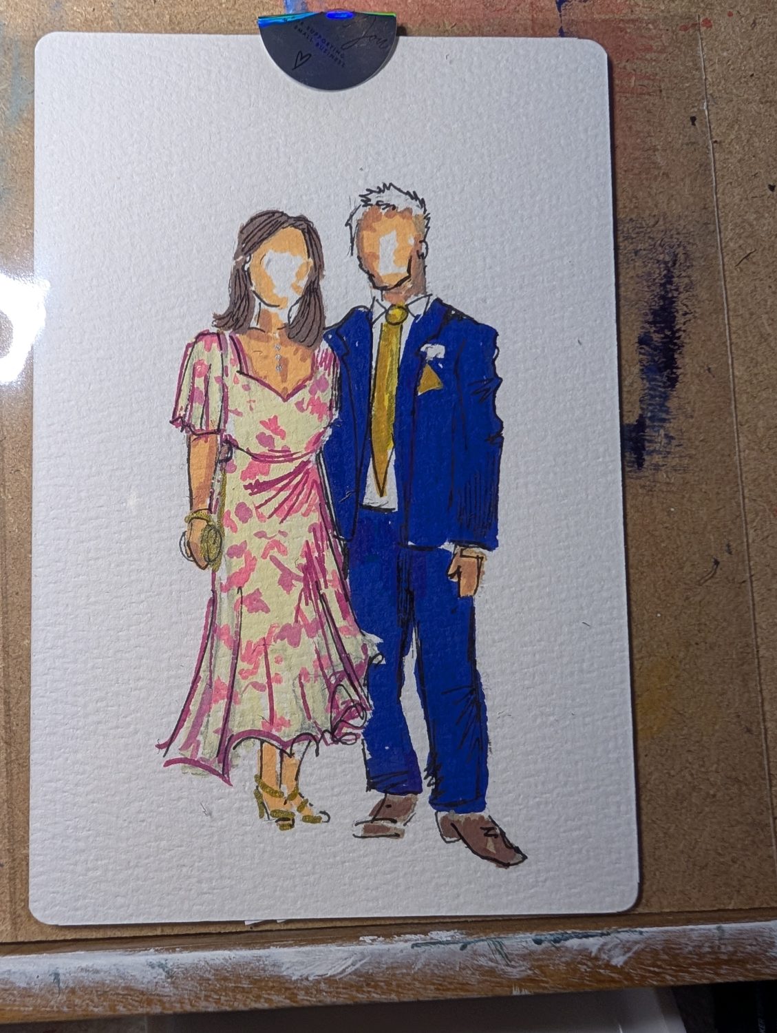 Wedding and party live illustration Wedding and party live illustration