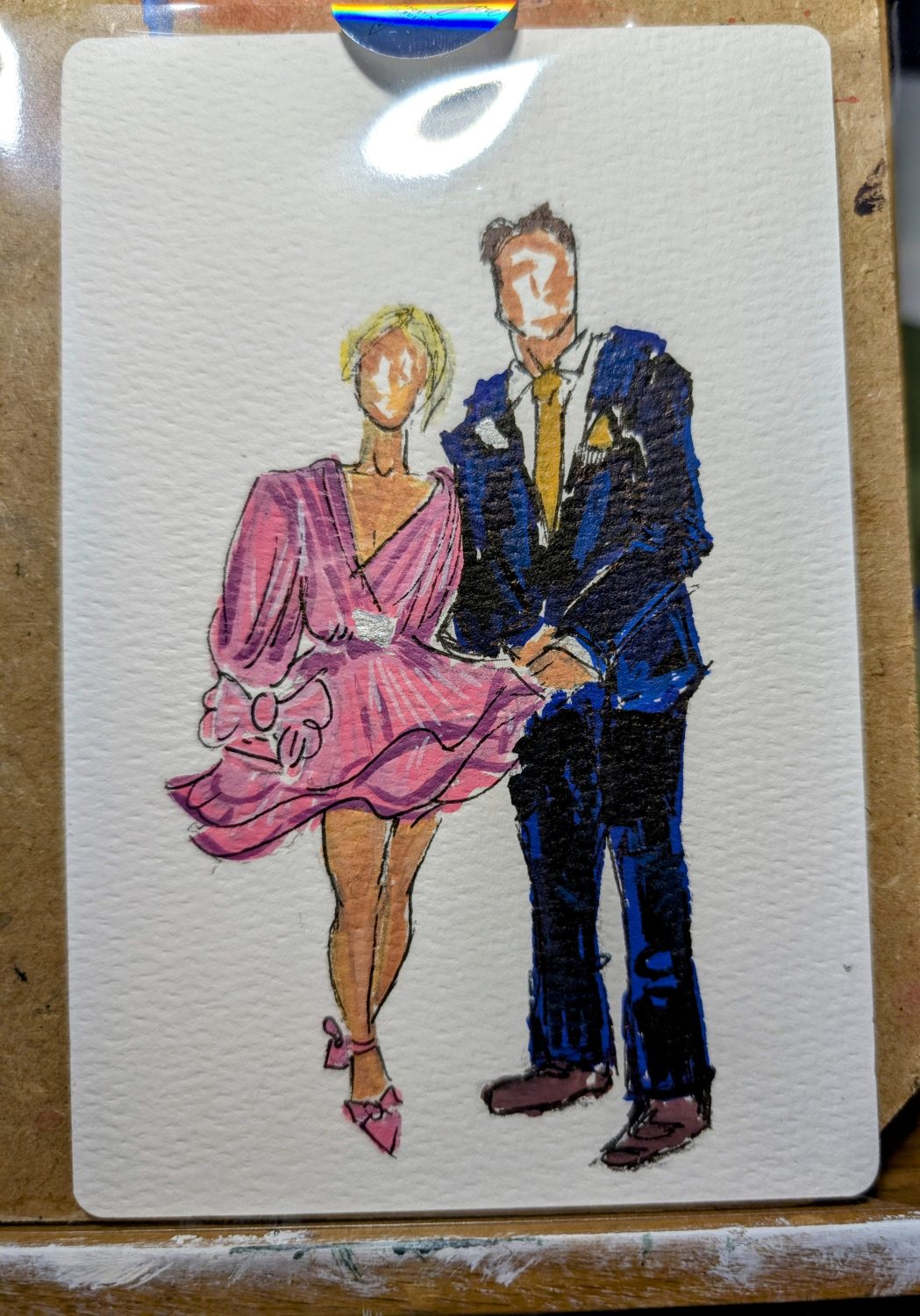 Wedding and party live illustration Wedding and party live illustration