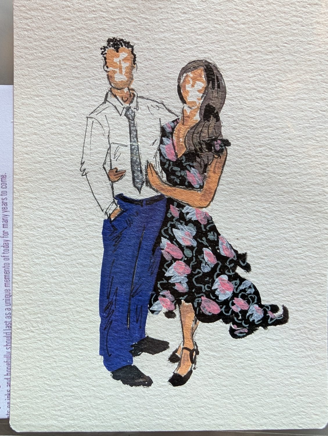 Wedding and party live illustration Wedding and party live illustration